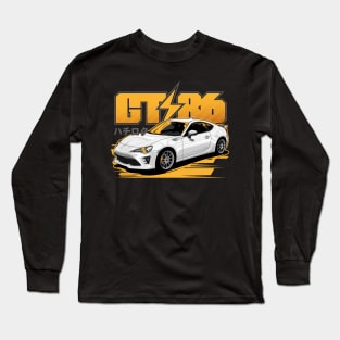 White GT86/FT86 Long Sleeve T-Shirt